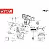 Ryobi SSP100 Spare Parts List Type: 5133000173